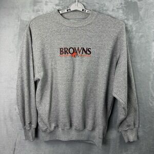 vintage cleveland browns‎ Majestic Sweater Gray Mens